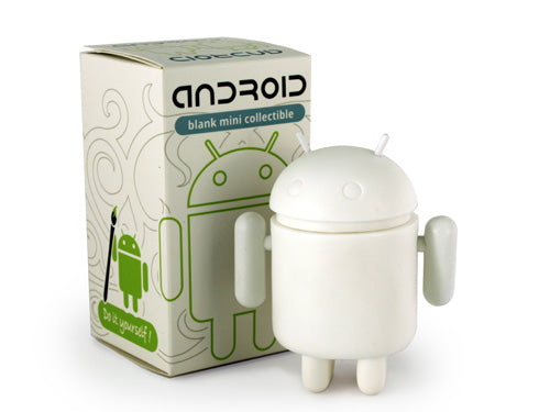DIY Android 3&quot; Minifigure - White Edition - Mindzai  - 1
