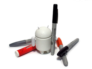 DIY Android 3" Minifigure - White Edition - Mindzai  - 2