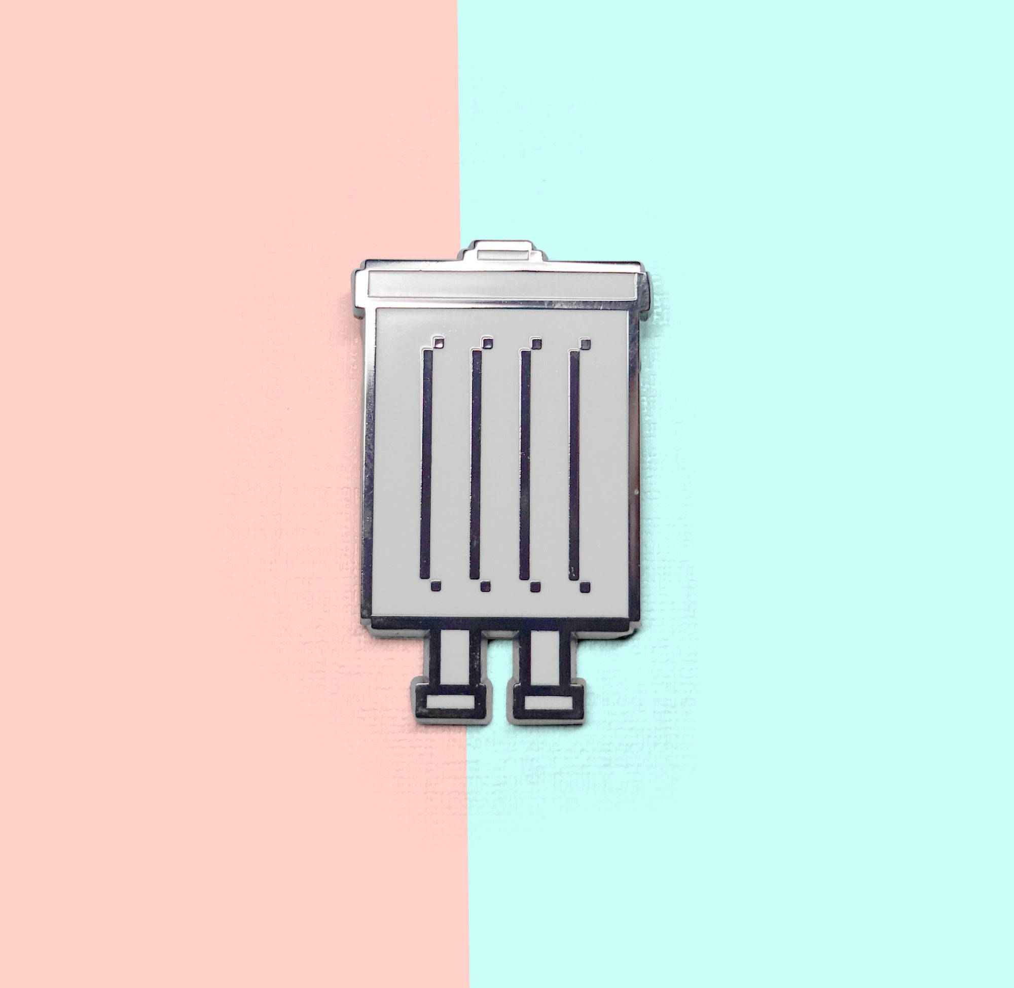 Trashbot Enamel Pin by Classicbot