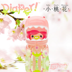 Umasou! Diaper Baby Peach Blossoms Art Toy Figure by Litor's Work