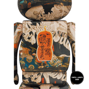 Utagawa Kuniyoshi The Haunted Old Palace At Soma 100% + 400% Bearbrick Set by Medicom Toy [DAMAGE BOX]