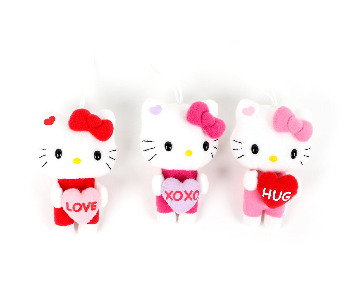 Hello Kitty Valentine Plush Ornaments