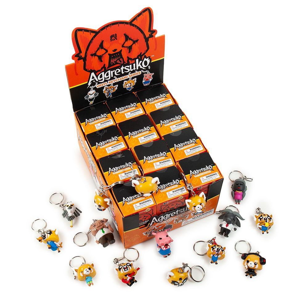 Aggretsuko Blind Box Keychains by Sanrio x Kidrobot