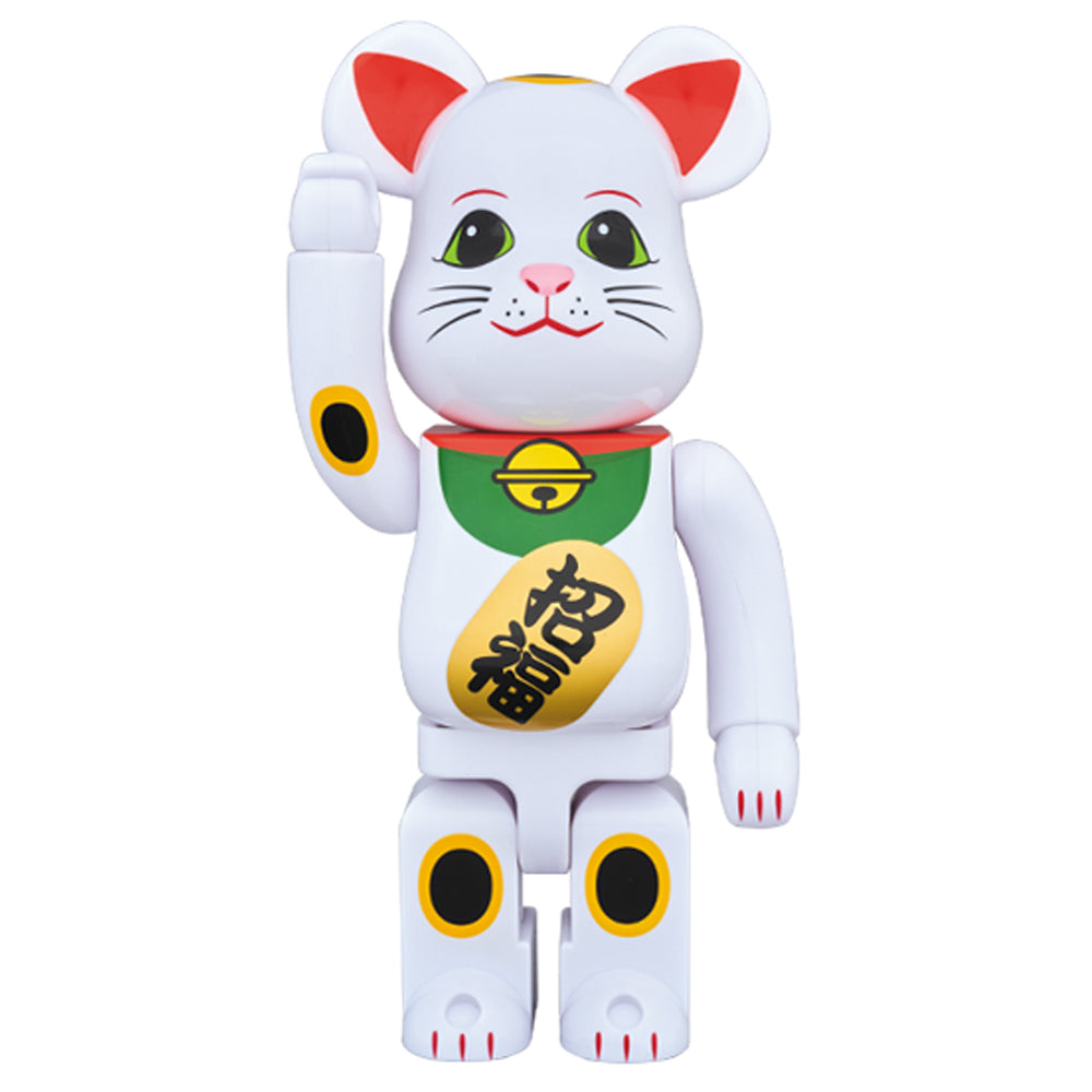 Tokyo Skytree White Money Cat Maneki Neko 400% Bearbrick by Medicom Toy