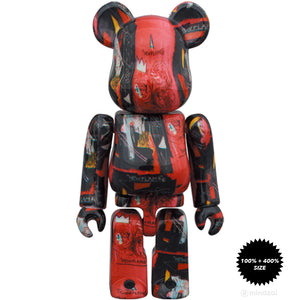Andy Warhol x Jean-Michel Basquiat #1 100% + 400% Bearbrick Set by Medicom Toy