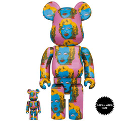 その他 MEDICOM TOY - be@rbrick andy warhol marilyns 100%&amp;400% Medicom Andy Warhol x Marilyn Monroe 400% + 100% be@rbrick