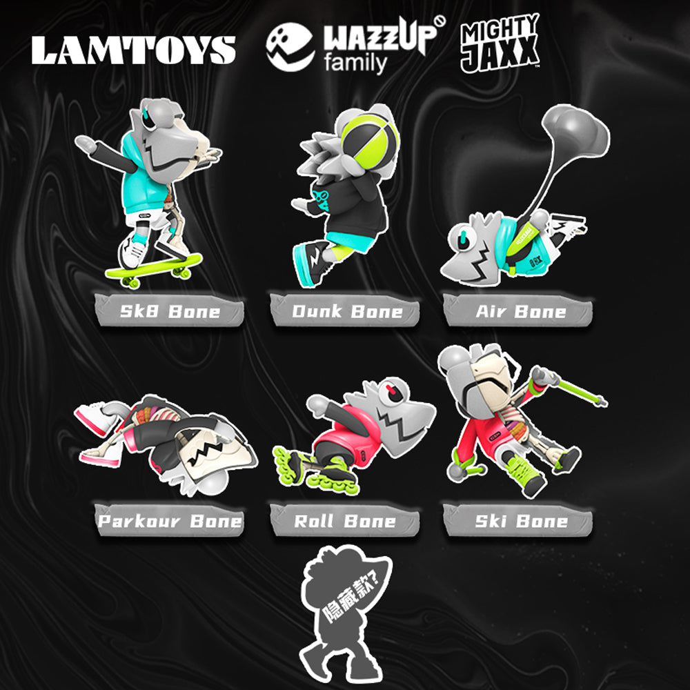 Chameleon WAZZBONE Squad Blind Box Series by Lam Toys x Mighty Jaxx