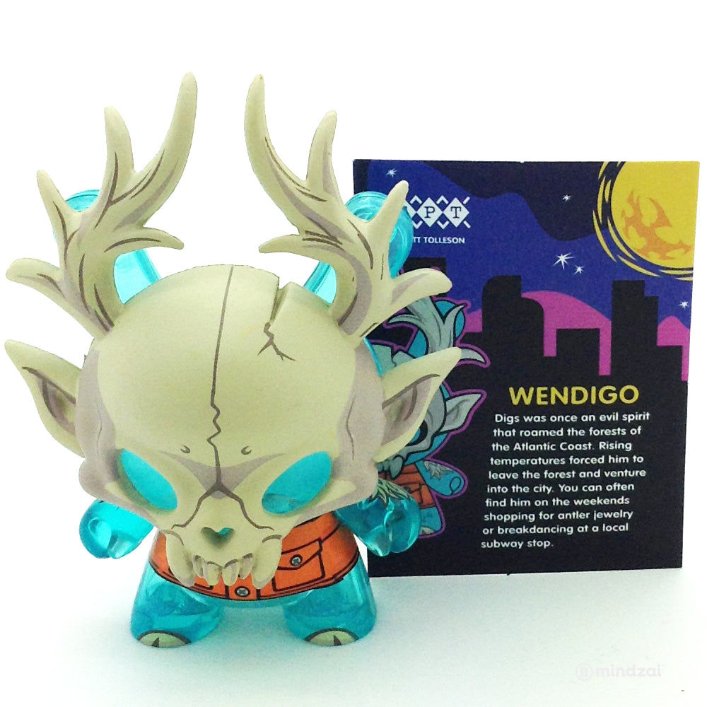 City Cryptid Blind Box Dunny Series - Wendigo by Scott Tolleson