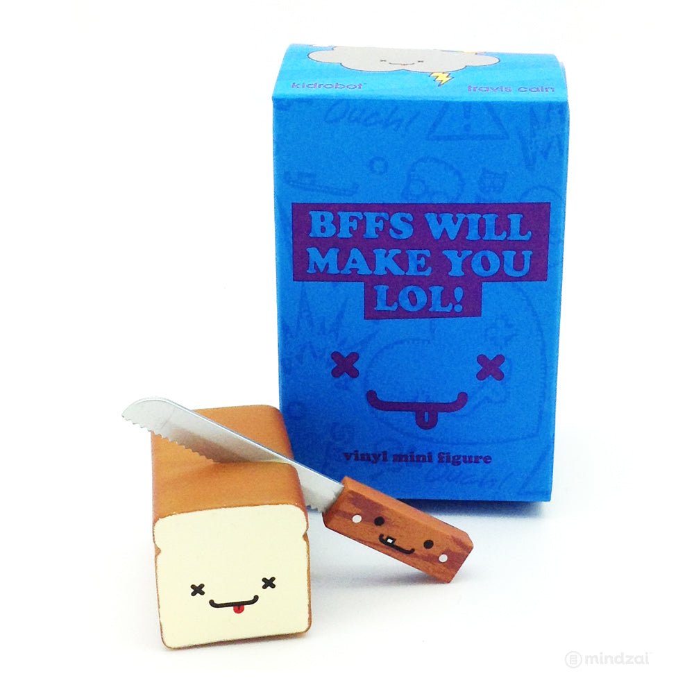 BFFs Best Friend Forever Series 4 Blind Box by Kidrobot Wonder and Joe  (Bread and Knife)