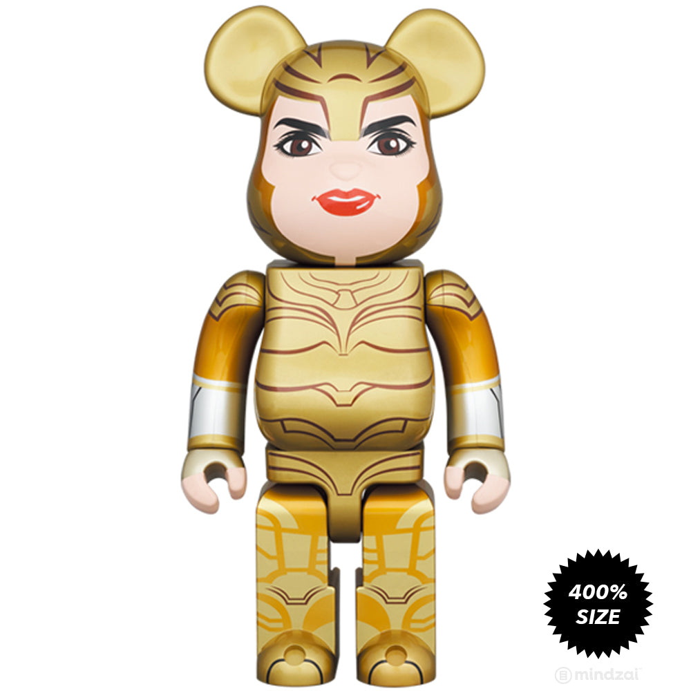 Wonder Woman Golden Armor 400% Bearbrick by Medicom Toy