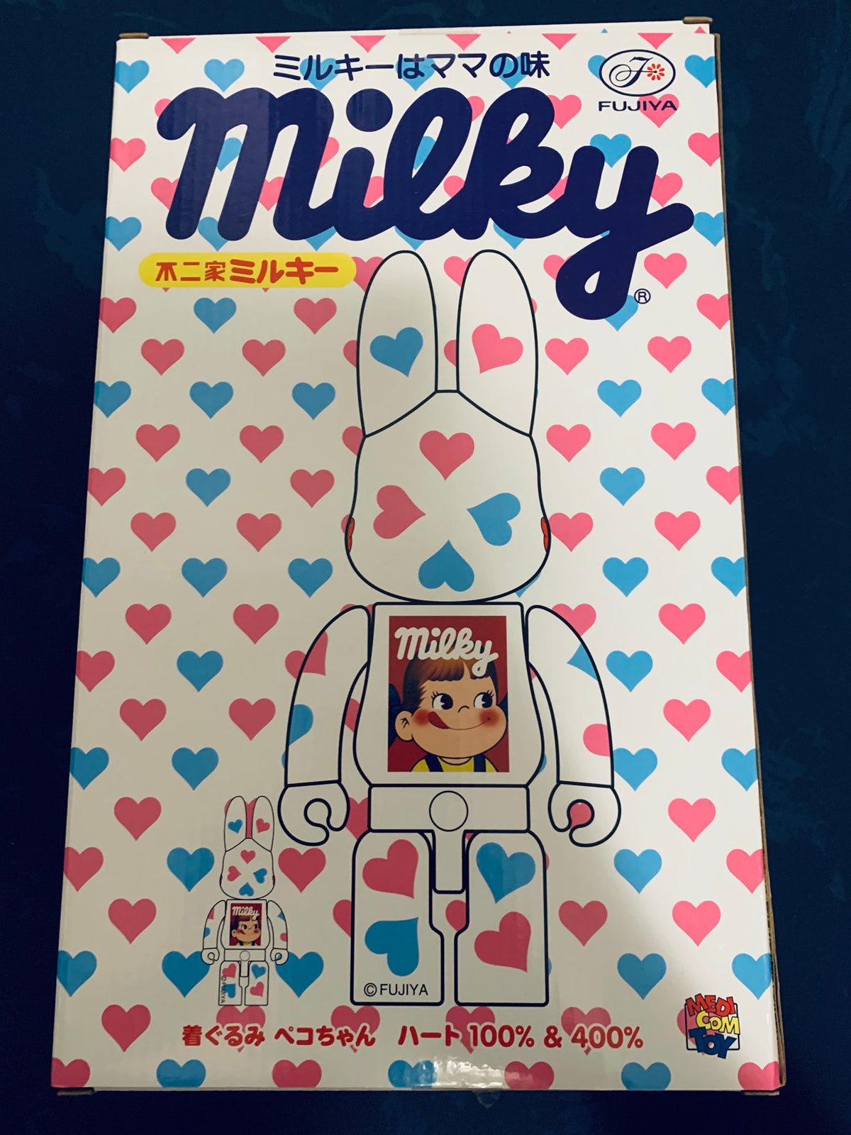 Rabbrick kigurumi Prop-Chan Heart 100%&amp;400% set Bearbrick