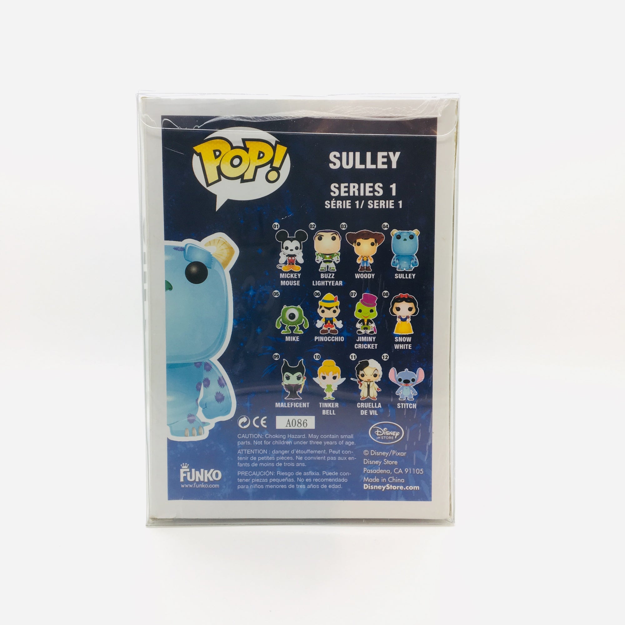 Disney Sulley Pop Toy Figure #04 Vaulted by Funko
