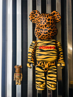 Atmos Animal 400% + 100% Bearbrick Set by Medicom Toy x Atmos