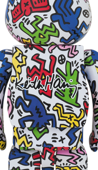 Keith Haring 1000% Bearbrick by Medicom Toy (Pre-owned