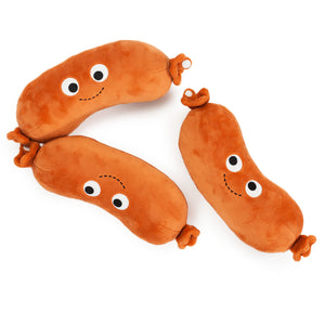 Yummy World Siamese Sausage 16-inch Plush Toy by Heidi Kenney x Kidrobot - Special Order - Mindzai  - 2