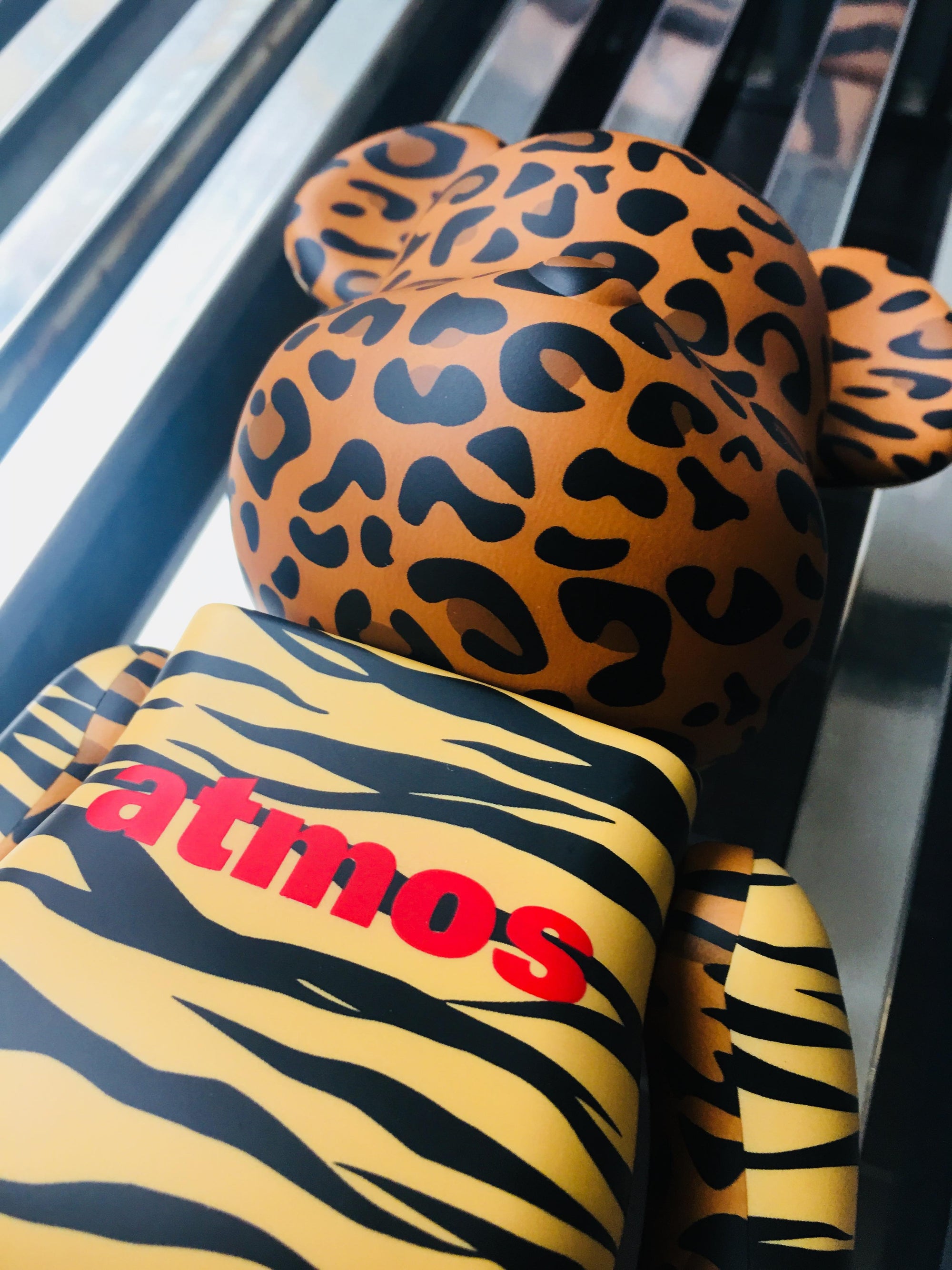 Atmos Animal 400% + 100% Bearbrick Set by Medicom Toy x Atmos